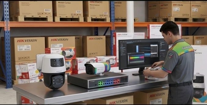 Камераларни ўрнатиш хизмати Hikvision курулмаларини Сифатли Монтаж