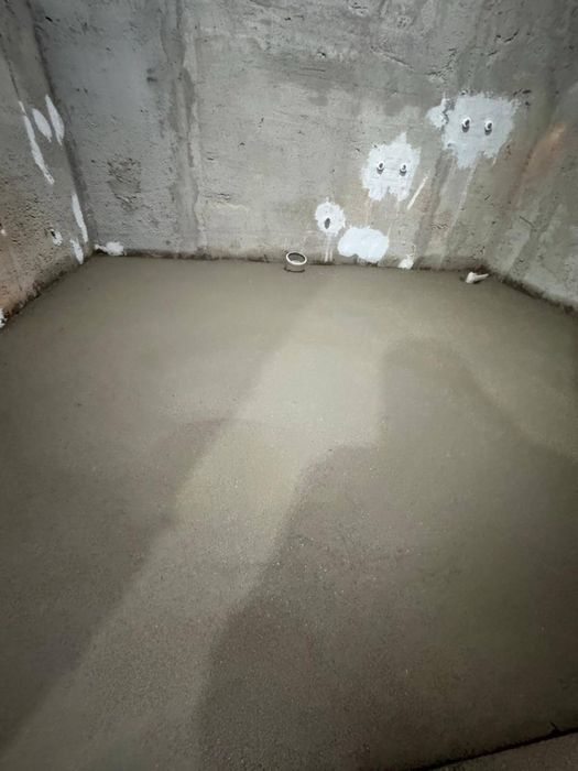 Полусухая стяжка пола за 1 день!