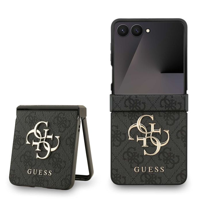 Калъф Guess Leather PU 4G Metal Logo за Galaxy Z Flip 7,GUHCZF74GMGGR