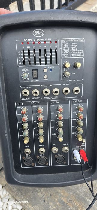 Sistem audio mizer si boxa
