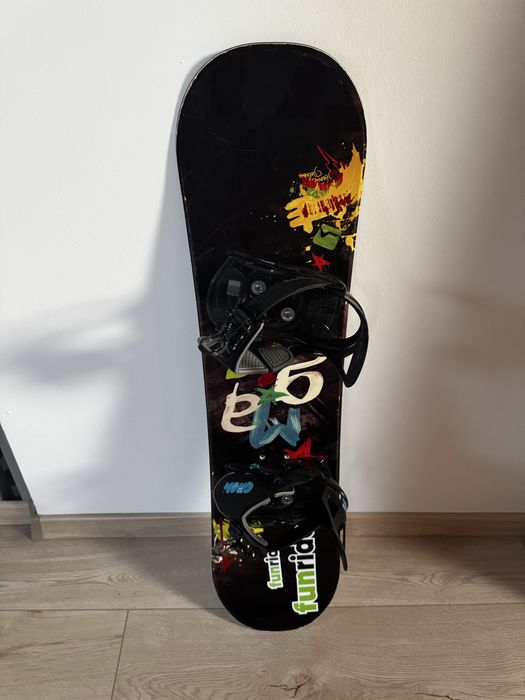Placa snowboard copii cu legaturi