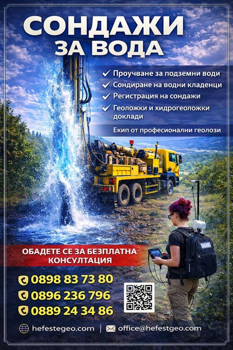 Сондажи - цялостно изграждане и регистрация