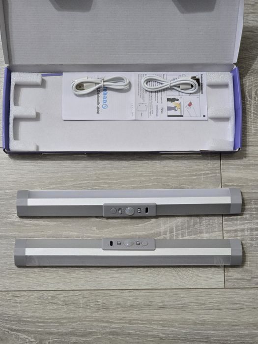 Set 2 lămpi LED WOBANE pentru dulap – Reîncărcabile, dimabile