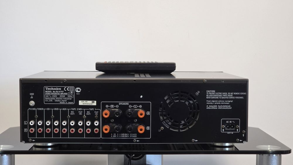 Amplificator stereo Technics SU-A707 cu telecomanda
