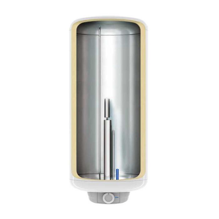 НЕРАЗОПАКОВАН НОВ бойлер TEDAN Ceramic INOX 80 литра, вертикален, неръждаем, 2.1 kW