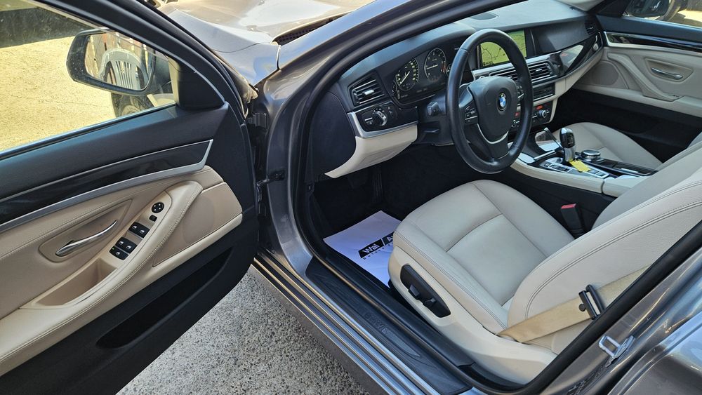 Bmw 520D 150 cp Euro 6 2015.05  Cutie Automata 8+1 Xenon+ Led Navi Mare -Piele-Jante R17-Clima