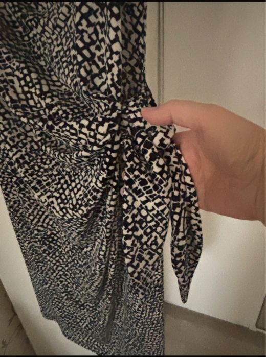 Rochie eleganta/office de vara cu guler sal