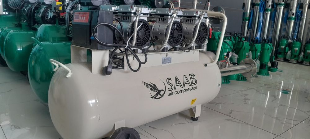 Безшумный компрессор 2,2 квт 7 бар SAAB kompressor