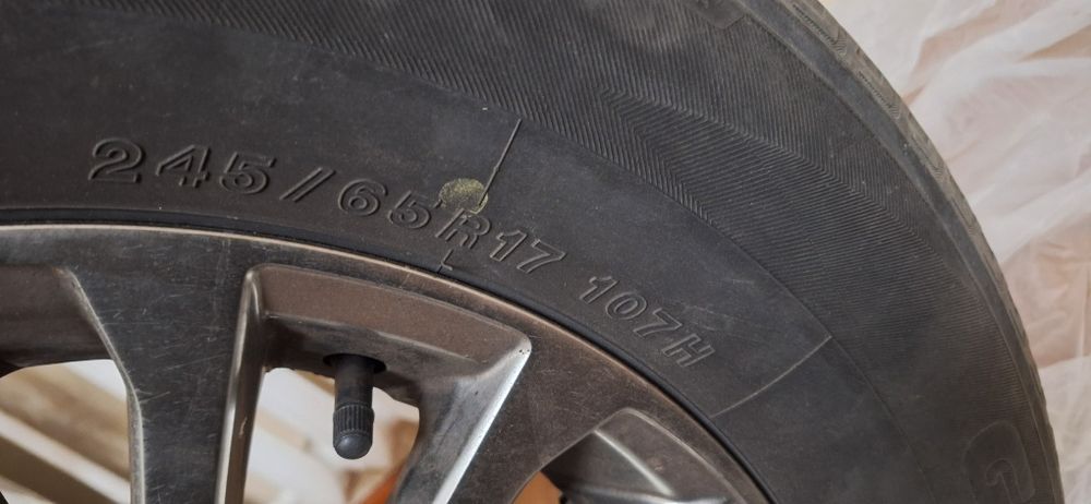 Летняя резина с дисками 245/65/17