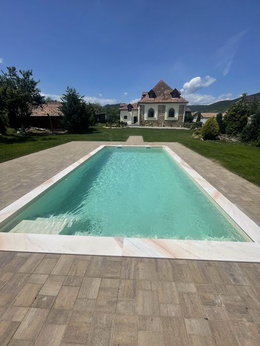 Constructii piscine din cofrage de polisitiren placate cu liner