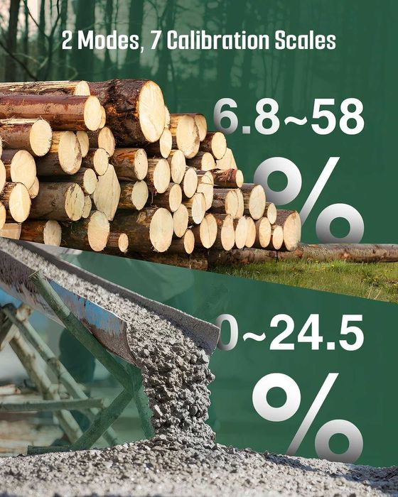 Влагомер за дървесина, преносим влагомер с писалка TESMEN