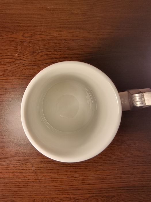 Halbă din Portelan Seltmann Weiden Bavaria cu capac din zinc