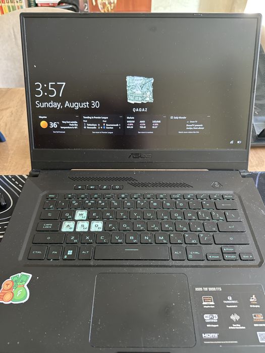 Игровой ноутбук ASUS TUF Dash F15 / RTX 3050 / 16GB RAM