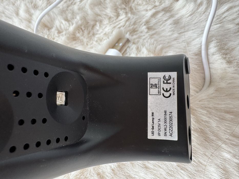 Lampa unghii gel led UV cupio cu manusi pt protectie si celeme