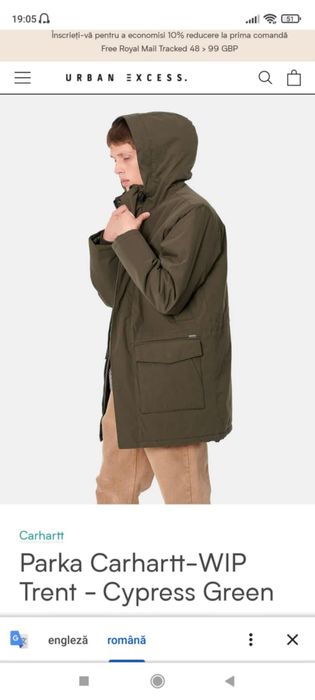 Geaca Parka bărbați Carhartt Wip M