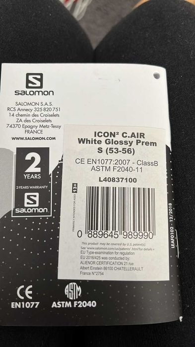 Дамска ски каска Salomon + ски очила Salomon