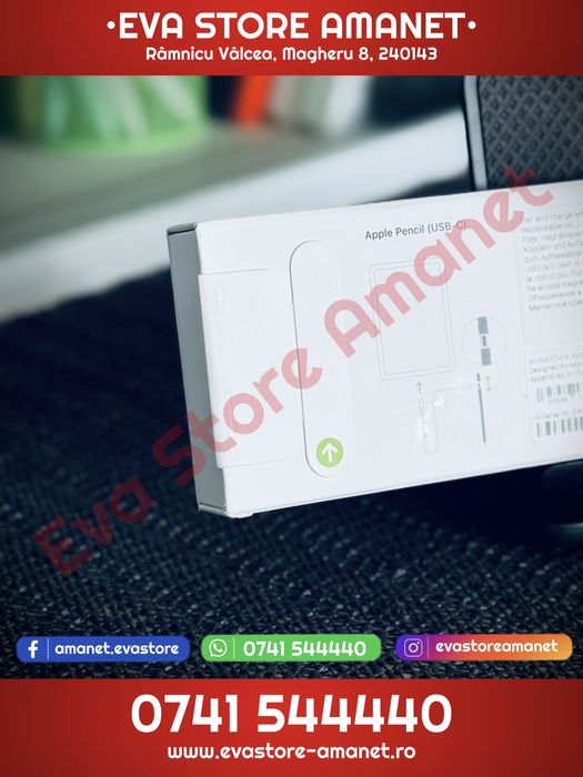 Stylus Apple Pencil USB-C Alb A3085 (2025)