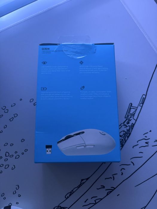 Logitech G304 Lightspeed новая в подарок контроллер KASCOM