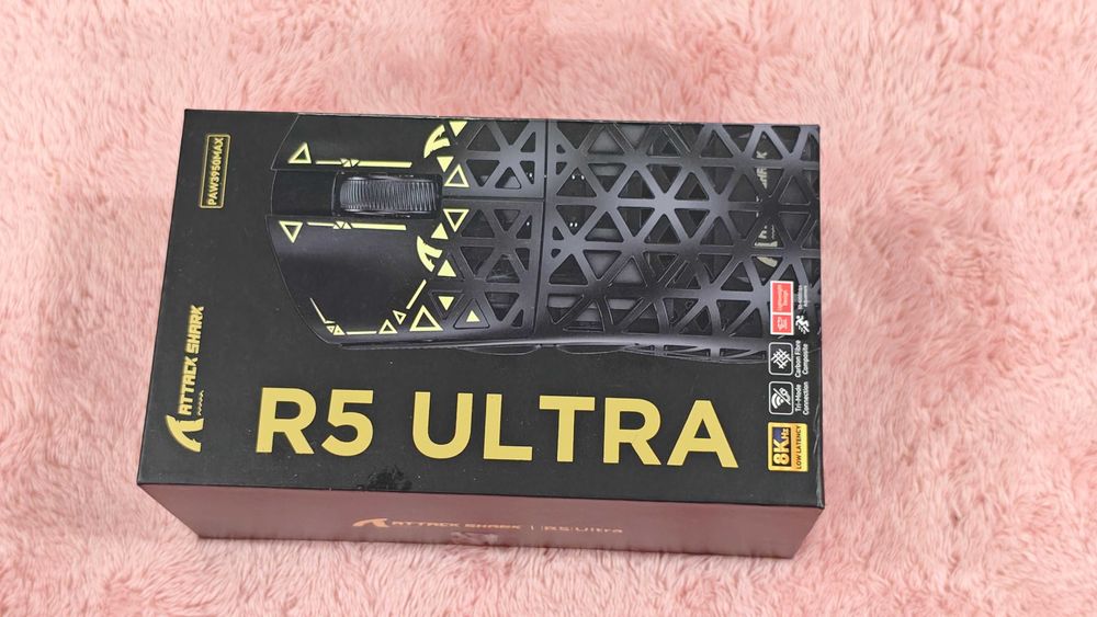 Mouse ATTACK SHARK R5Ultra 8K Carbon Fiber Wireless 42000 DPI