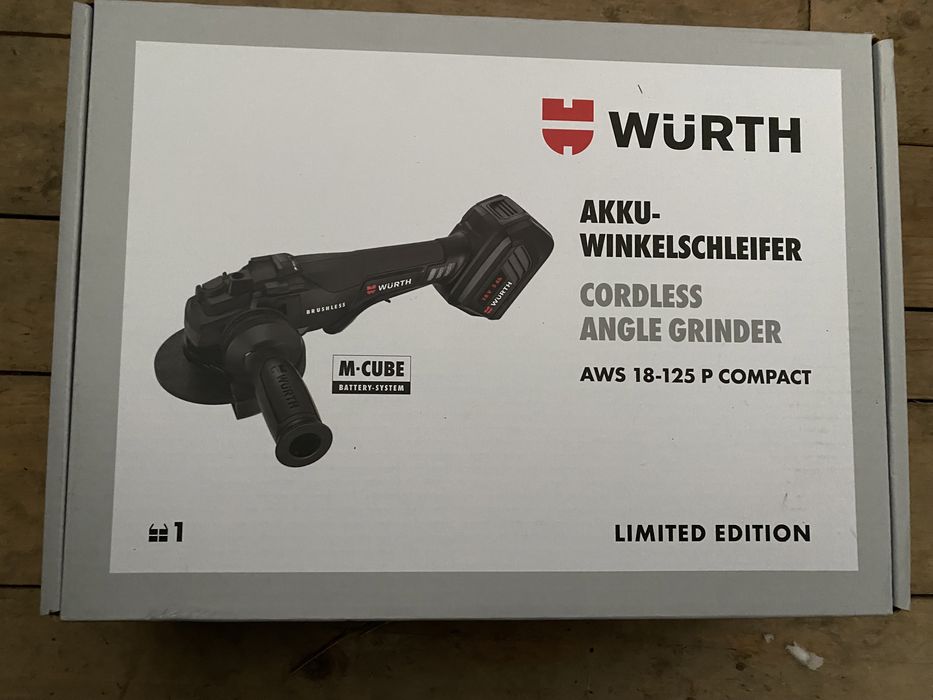 Flex Wurth polizor unghiular M Cube cu acumulator