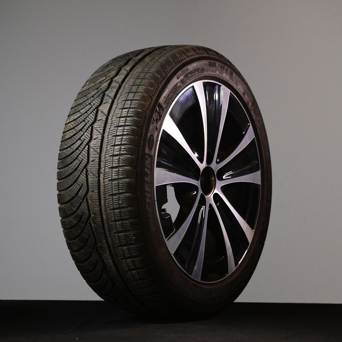 Комплект 4броя Michelin Pilot Alpin 245/45R18 100V DOT2922| Джанти 8Jx18H2-N ET43 A2134013700| Гуми и джанти