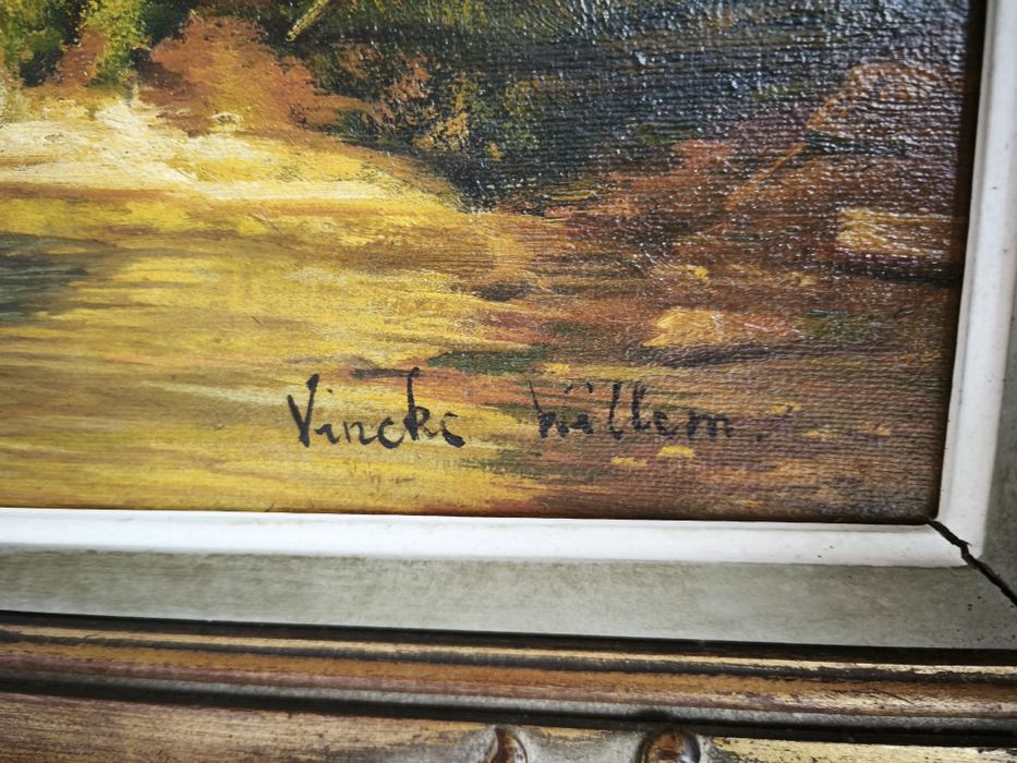 Tablou vechi, rama stil baroc