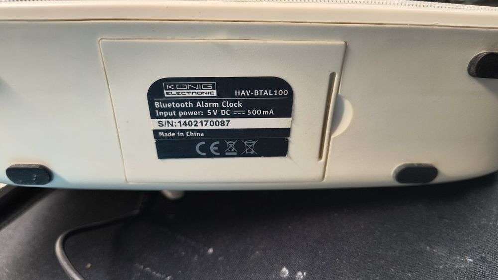 Aparat de birou cu Radio, ceas, bt-Konig