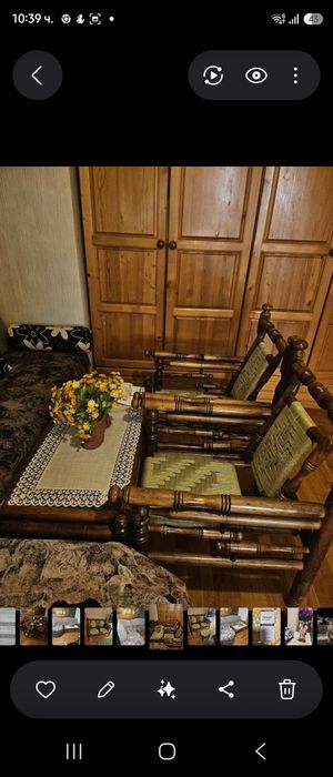 Градинска мебел от рапид.