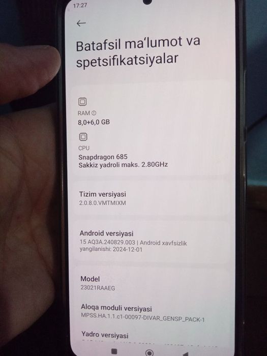 Redmi not 12 sotiladi srochns