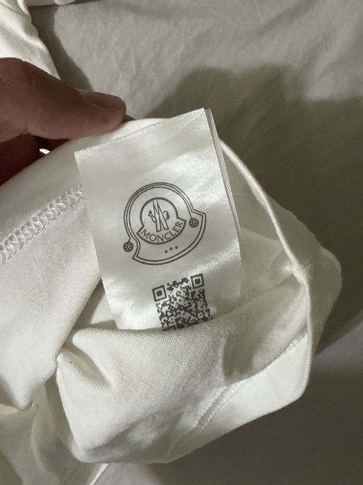 Moncler бяла тениска – нова, размер M (fit S)