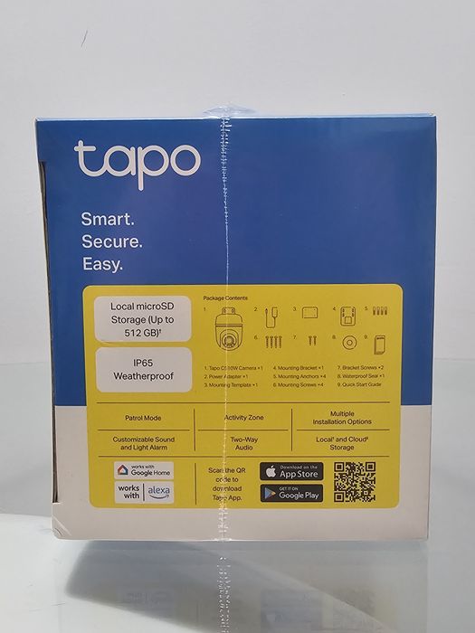 Tapo outdoor 2K Wi-Fi – Sigilată, Rezistentă la Intemperii