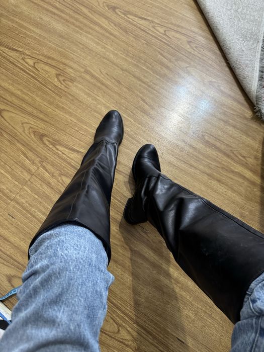 Сапоги  basconi кожаная