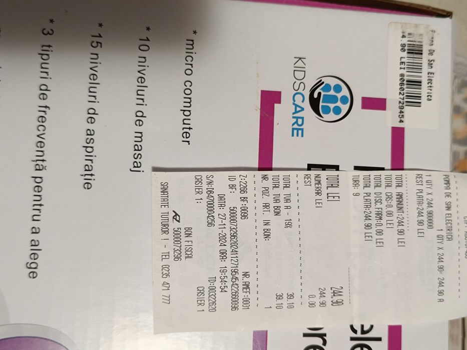 Pompa de san electrica singulara