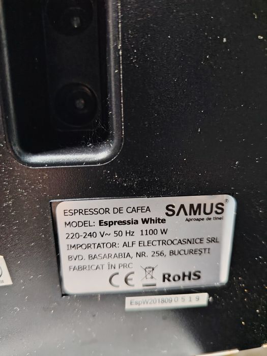Espresor Espressia Samus 15 bari ,1100w