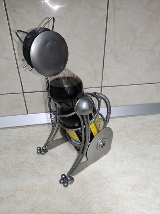 Suport sticla de vin din metal