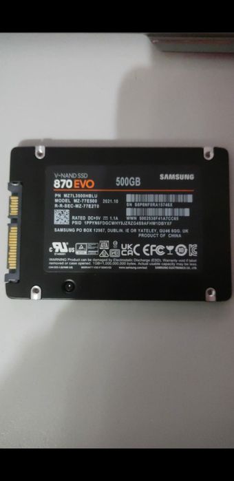 ssd samsung 870 evo