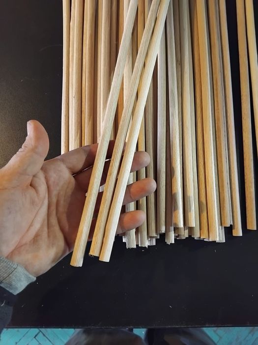 Bete fag 8 mm / 42 cm  set 100 bucati