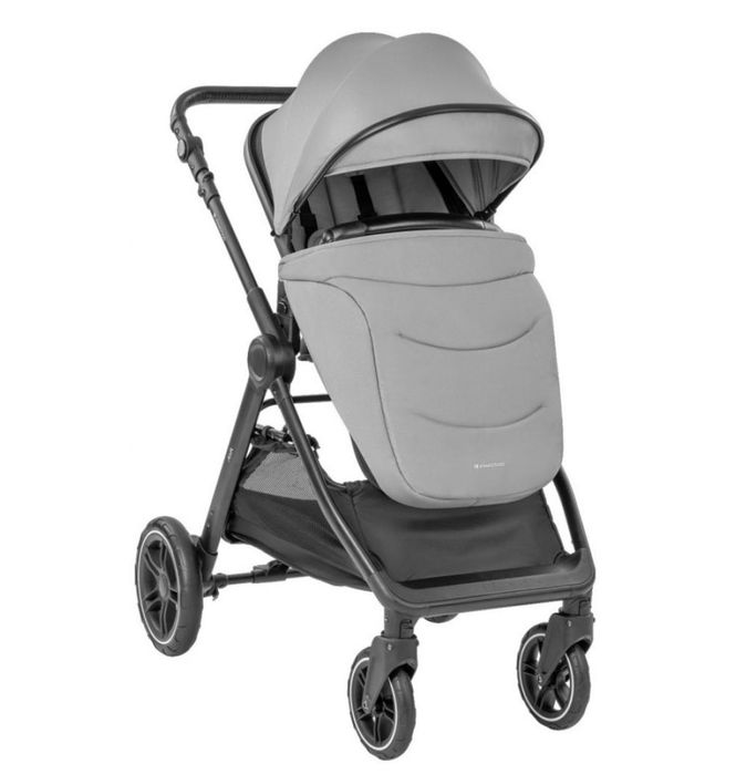 Комбинирана бебешка количка 3 в 1 KikkaBoo - Ava, Grey