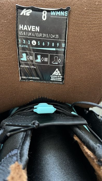 Bootsi snowboard K2 Haven BOA 39.5 sau 25