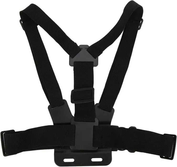 GoPro комплект 5в1 с нагръдник, стойка за телефон и 360° адаптер нови