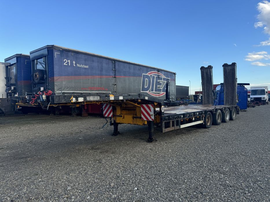 Trailer agabaritic GOLDHOFER STZ-L4-49/80A - 4 axe viratoare