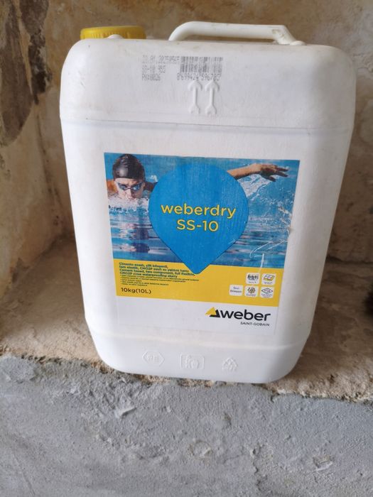 Жидкий компонент гидроизоляции Weberdry SS-10 (Остаток ~2.5-3 л)
