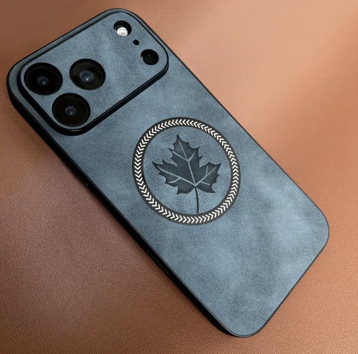 Луксозен калъф от синтетична кожа за iPhone 17/17Pro