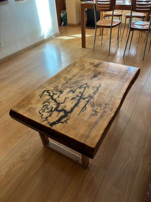 Дизайнерска холна маса 100×64×46 см