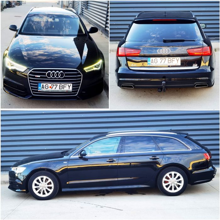 Audi A6 S-Line Ultra NAVI Scaune PIELE Memorii 2XJante Alu 2.0tdi 190CP Eu06 Carte Service  Variante