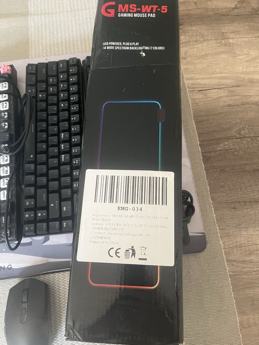 Vand tastatura mousepad mouse