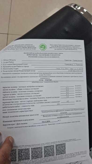 1 мкр 11 домда 2 болмелы патер