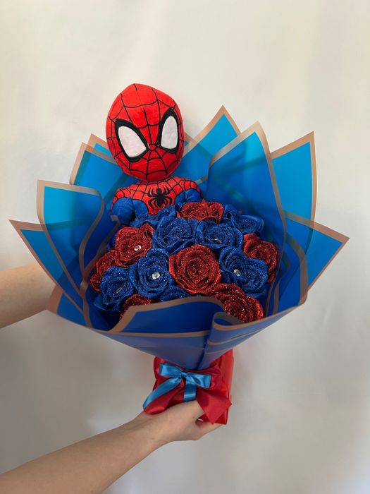 Buchete florale artificiale din satin si sapun