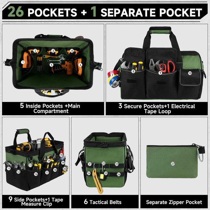 Чанта за инструменти, 40-сантиметрови тежки чанти