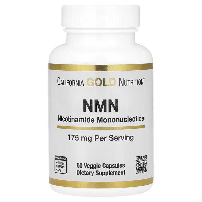 California Gold NMN никотинамид мононуклеотид 60 и 180 капсул